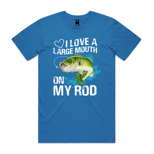 Big Mouth On My Rod Fishing Tee