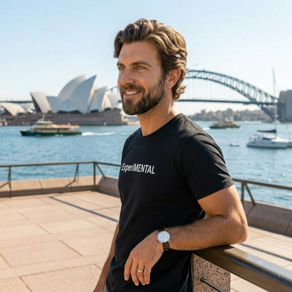 ExperiMENTAL Mens short sleeve tee